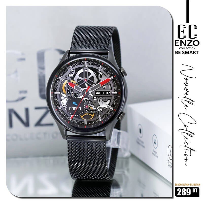ENZO COLLECTION EC200-BLACK-SS-BLACK – Image 3